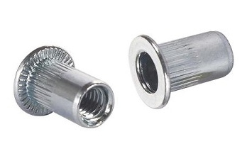 Tuerca remachable #5-0.8x13.0mm zinc 100U