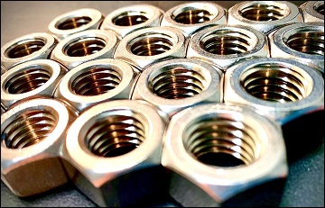 Tuerc.hex.inox 5/16-18