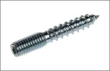 Esparrago conector madera 5/16" 2" zincado