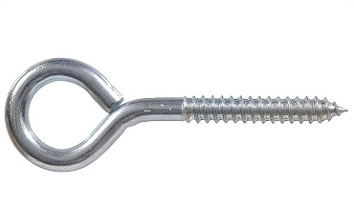 Cancamo cerrado rosca madera madera 3/8" 4.1/2" zinc 5