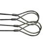 Estrobo cable acero ojo-ojo 1/4" X 2M