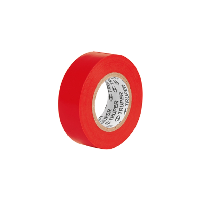 Cinta aislante 19MM X 18M roja