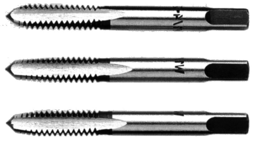 Jgo macho roscar 3PZ ac 6,0mm X 1,00