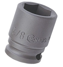 Dado impacto (pl) 1/2"- 1/2" crmo