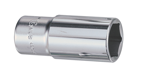 Dado hexagonal (mm) 1/2" - 12MM crv largo