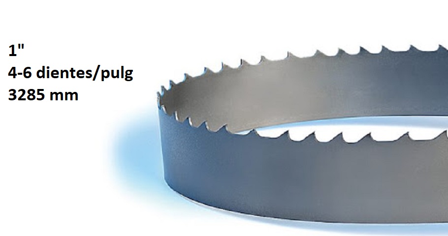 Cinta sierra 1.0" 4/6 dientes 3285MM bs-1018b