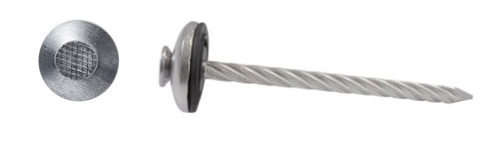 Clavo techo #8 [4.19]x2" c/gol zinc 100U