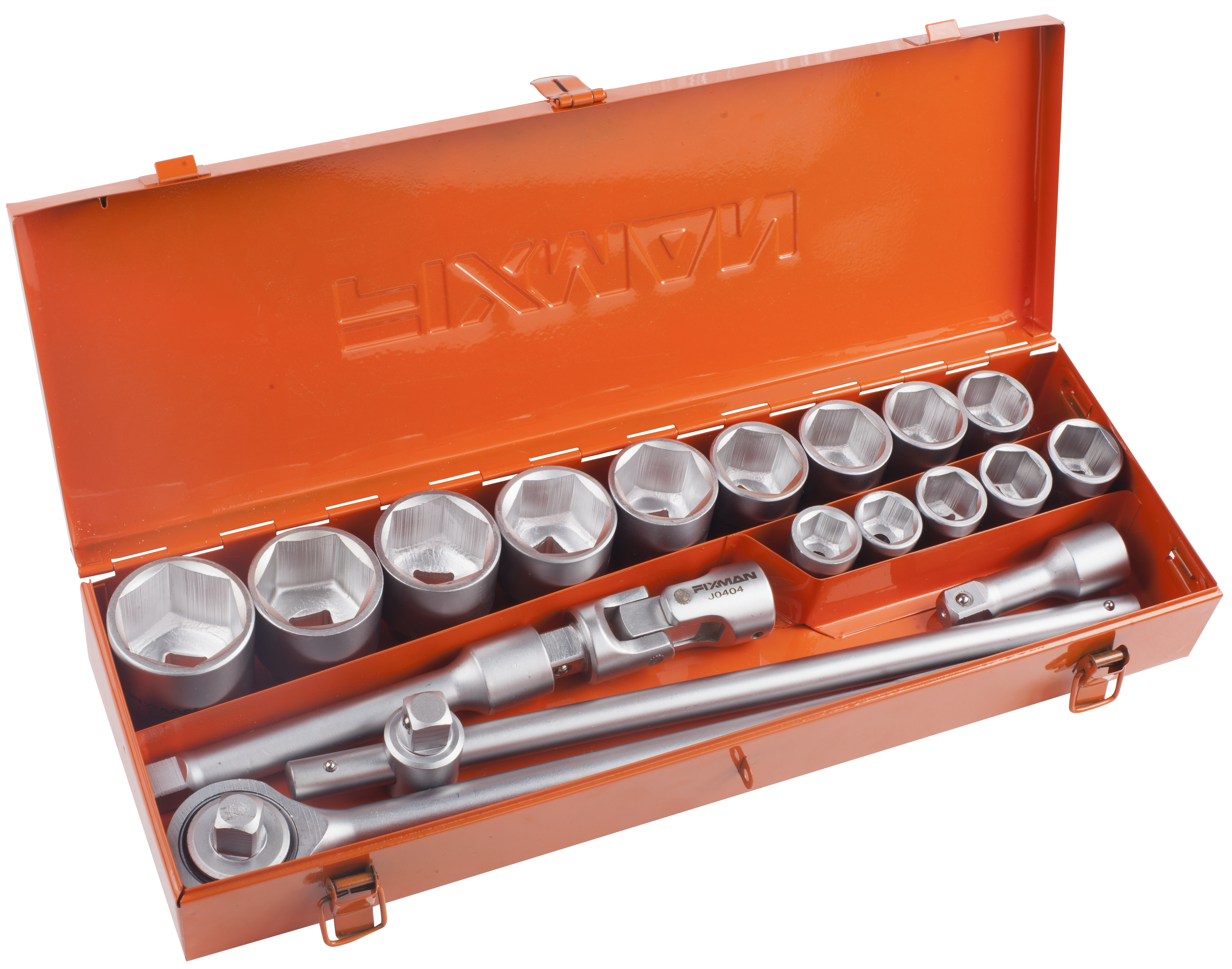 Juego dados hx (mm) 1" 36-80MM 21PZ