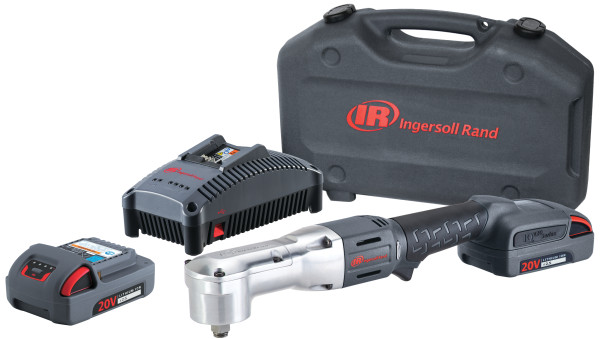 Llave impacto batería 1/2" 20V 180FT-LB angular (2 bat+carg+caja)