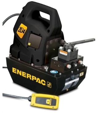 Bomba hidráulica eléctrica doble efecto 1.7HP 220V 2GAL 4VIAS
