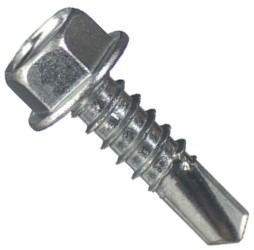 Autoperforante hex s/golilla #10-16 3/4" broca zinc