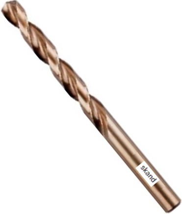 Broca metal hssco5% 8MM 117/75MM 135° rectificada