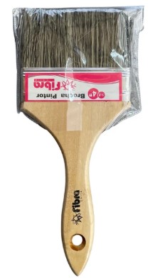 Brocha pintor 1/2" X 4" m/madera