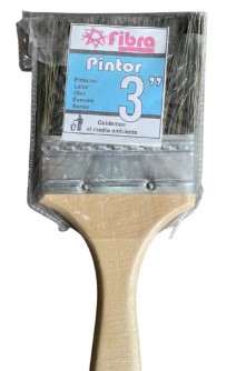 Brocha pintor 1/2" X 3" m/madera