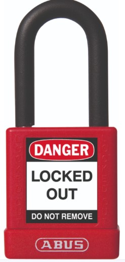 Candado dielectrico abus 74/40 HB38 azul
