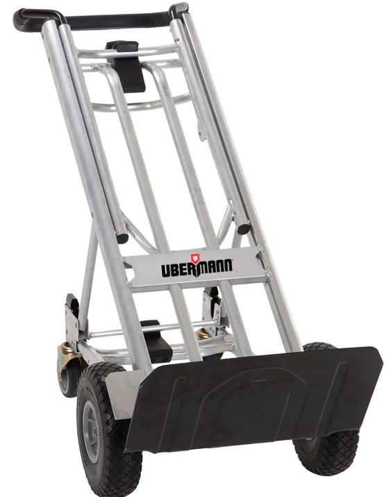 Carro carga aluminio 3 pos. 453 kg. uberman
