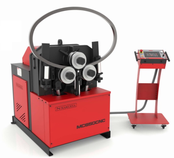 Curvadora tubos y perfiles 4" 380V