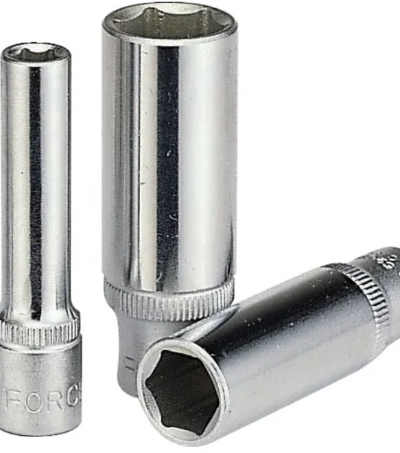 Dado poligonal largo (mm) 1/2"s jgo. torx 16 piezas force