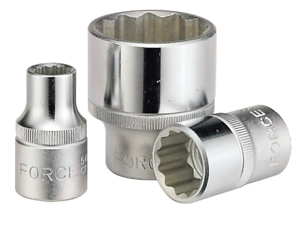 Dado poligonal (pl) 1/2" - 3/8" crv