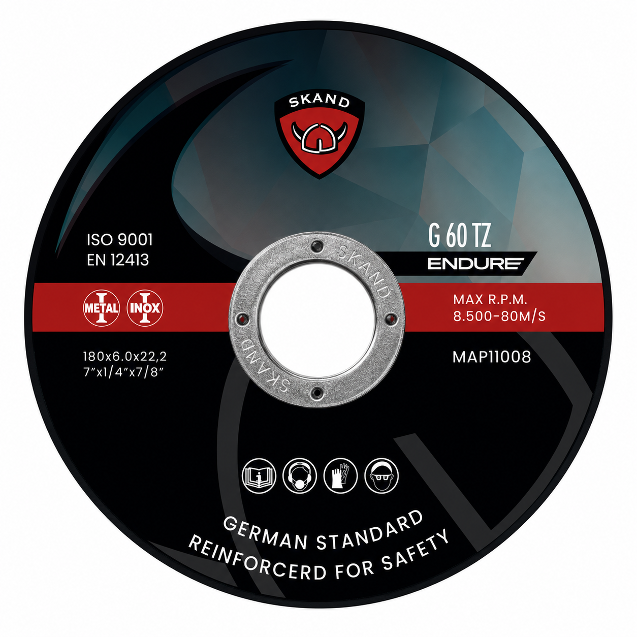 Disco desbaste acero 7" 6MM blue