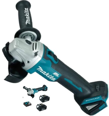 Esmeril angular batería 4.5" 18V + 2BAT + cargador bl