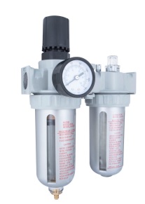 Filtro regulador lubricador 1/2" 5 micrones 12 bar