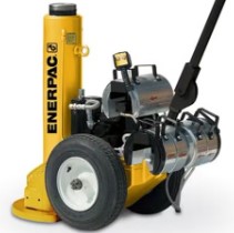 Gato elevación neumático 100TON carr 16" pow raiser