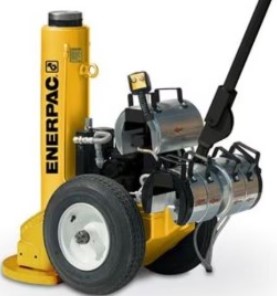 Gato elevación neumático 200TON carr 26.5" pow raiser
