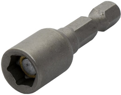 Inserto dado hexagonal 1/4"x 65MM magnético