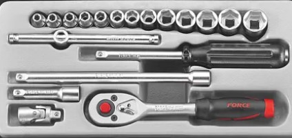 Jgo. dado poligonal largo (mm) 1/2"s []1/4" 3/16"-9/16" (2203S-5)