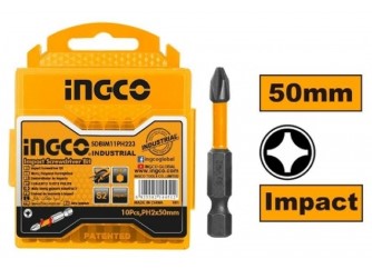 Juego puntas impacto 10PZ PH2 50MM
