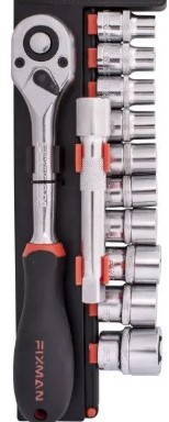 Juego dados c/chicharra 1/2" 12PZ
