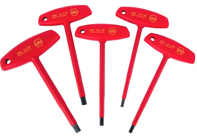 Juego llaves allen "t" 100OV 4-10MM 5PZ