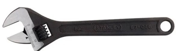 Llave francesa 12" pavonada (87-048LA)