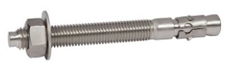 Perno de anclaje cuña UNC inox 3/8" X 3"