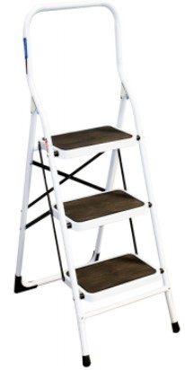 Piso escalera plegable 3P con asa 150 kilos