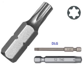 Punta atorn torx (S2) T30X25MM