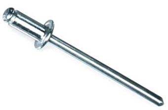 Remache pop abierto acero/acero 4.8MM 14MM 100