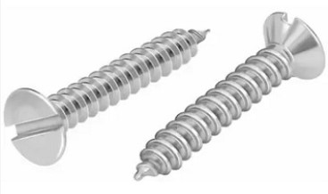 Roscalata plana recta #8 1.1/4" zinc 100