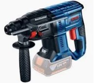 Rotomartillo inalámbrico bosch con SDS PLUS