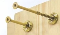 Tornillo madera torx c/ fresa y rosca especial d 8 l 80/50 100U