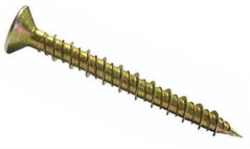 Tor herrajes #7(3.9)x38mm punta-fina zinc-irid 500U