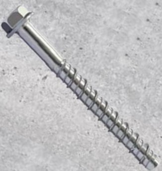 Tornillo anclaje hormigón cab/hex 12MM 150/70MM zinc