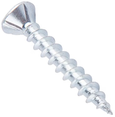 Tornillo fibrocemento #6 1" fina zinc