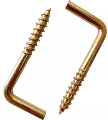 Tornillo tirafondo escuadra 3.3MM 1.1/2" zinc iridiscente