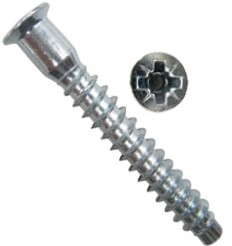 Tornillo madera tirafondo soberbio 3/16" 2" zincado