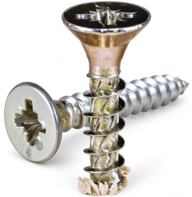 Tornillo madera turbo screw #10 70/60MM zinc iridiscente