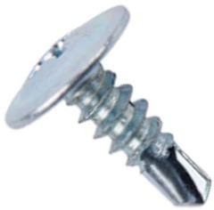 Tornillo metalcom lenteja #8 4.1MM 1/2" broca zincado 500U