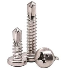 Tornillo roscalata pan phillips #8 1" broca zinc 100