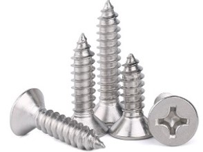 Tornillo roscalata plana phillips #6 3.4MM 1/2" fina zinc